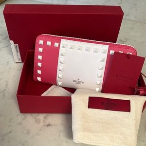 Valentino Rock Stud Wallet